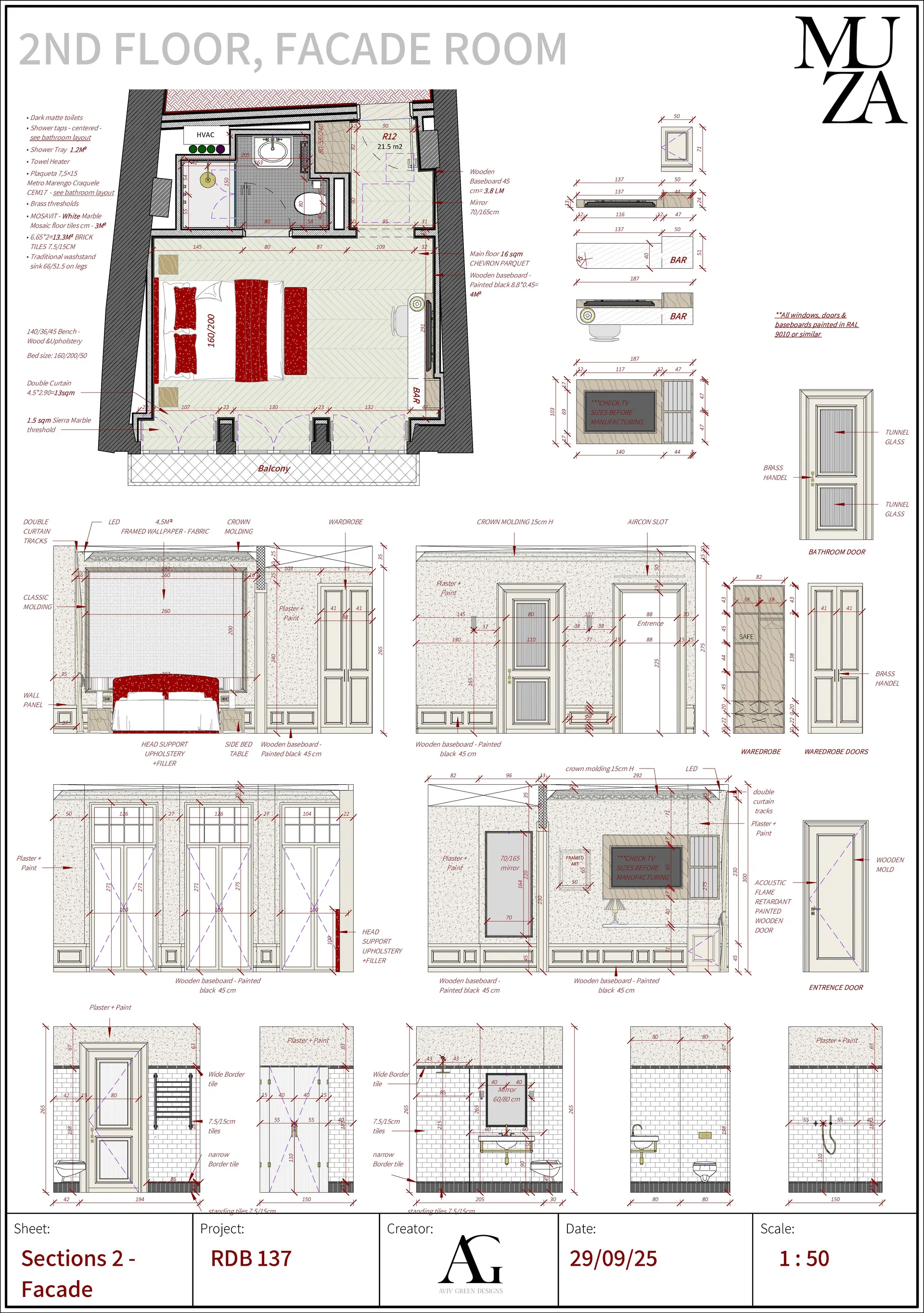 Muza Boutique hotel, Porto, Portugal — ARCHITECTURAL PLANNING (33)